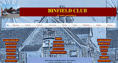 Desktop Screenshot of binfieldclub.com
